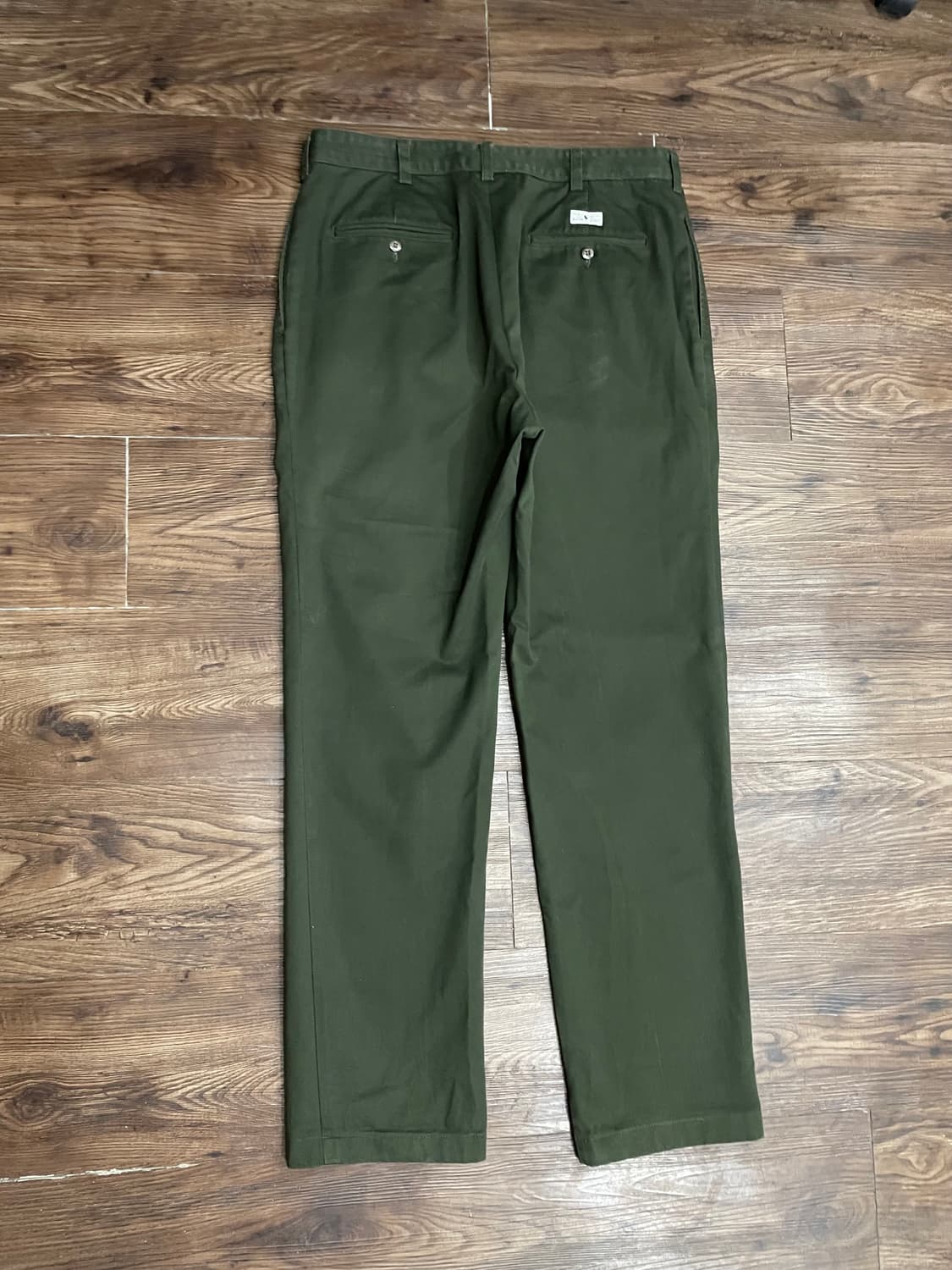 90s 폴로 랄프로렌 앤드류 치노 팬츠 카키올리브 상품이미지7