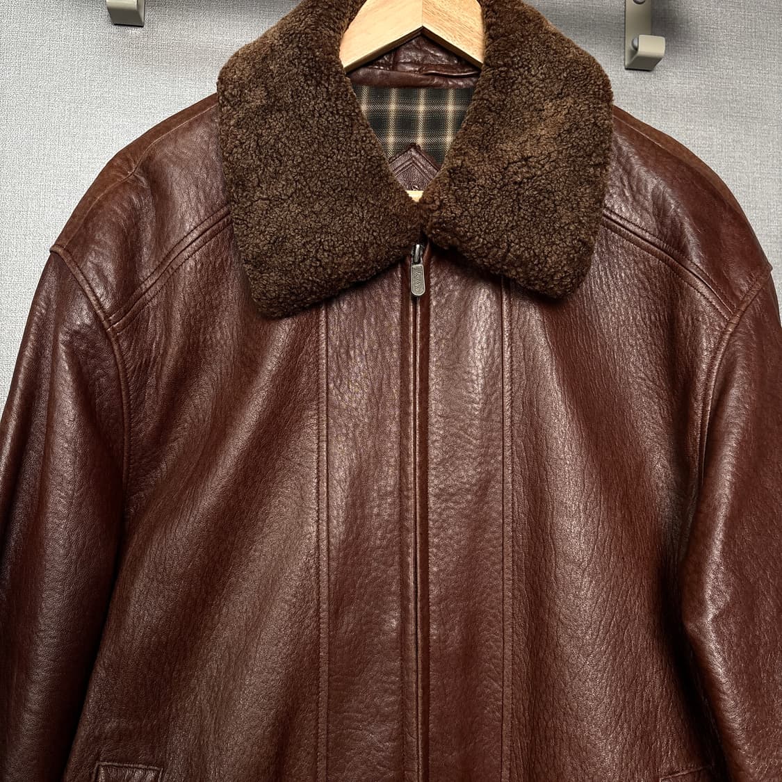 램스킨 양털카라자켓 상품이미지3