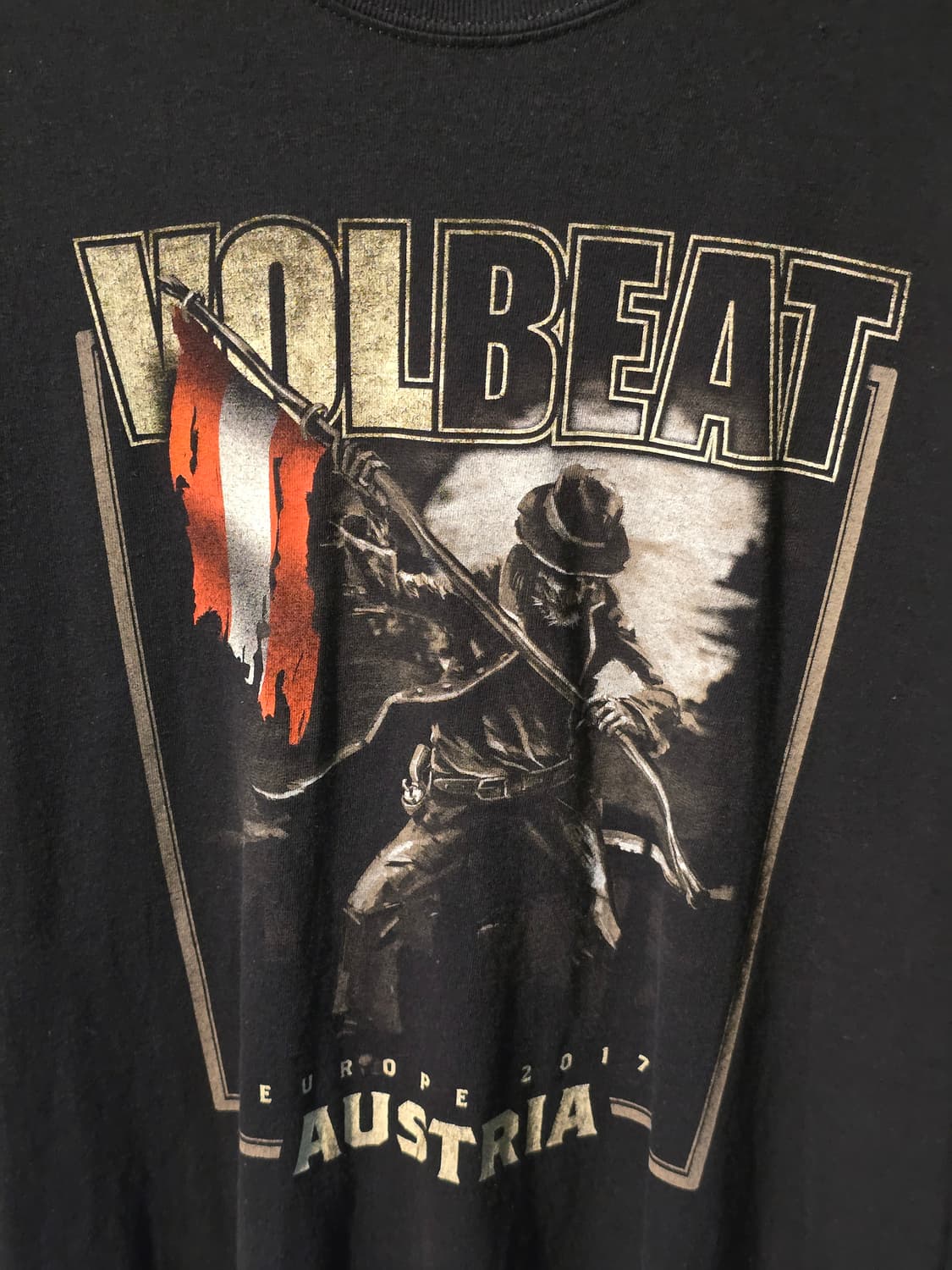 VOLBEAT 2017 오스트리아 투어 티셔츠 상품이미지2