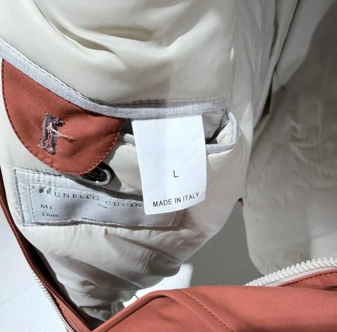 L / 브루넬로 쿠치넬리 탈 부착식 후드 패딩 코트 상품이미지6