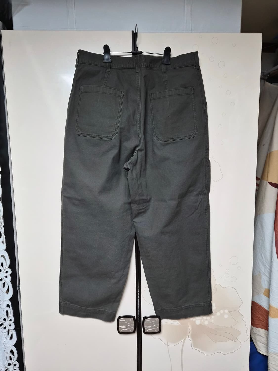 유니클로 U 와이드피트 베이커 팬츠 91 size 상품이미지2