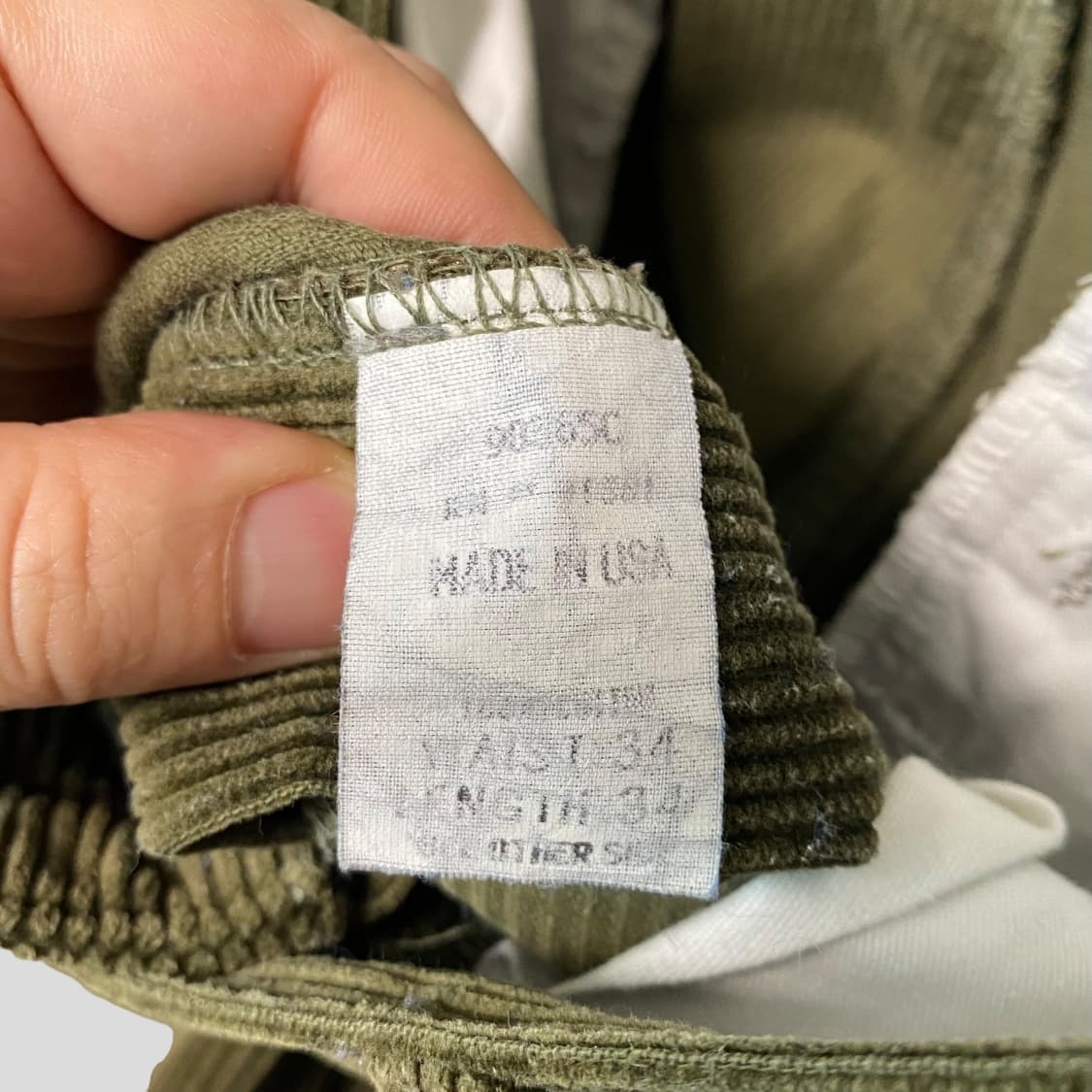 (34)90s 폴로랄프로렌 투턱 코듀로이 팬츠 USA 상품이미지8