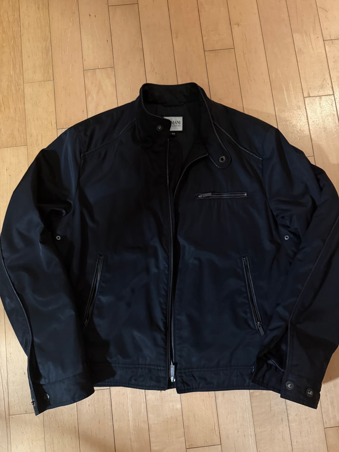 armani 아르마니 블랙 나일론 자켓 52 상품이미지1