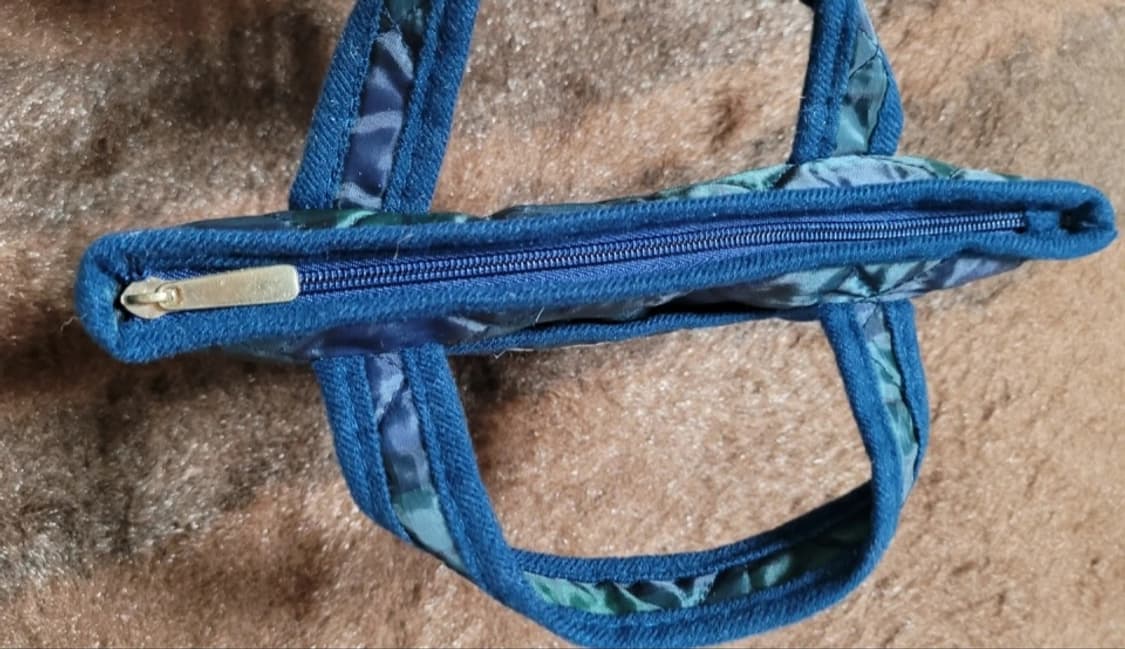 영국 라벤헴(LAVENHAM) 퀼팅 체크 소형 토트백 상품이미지4