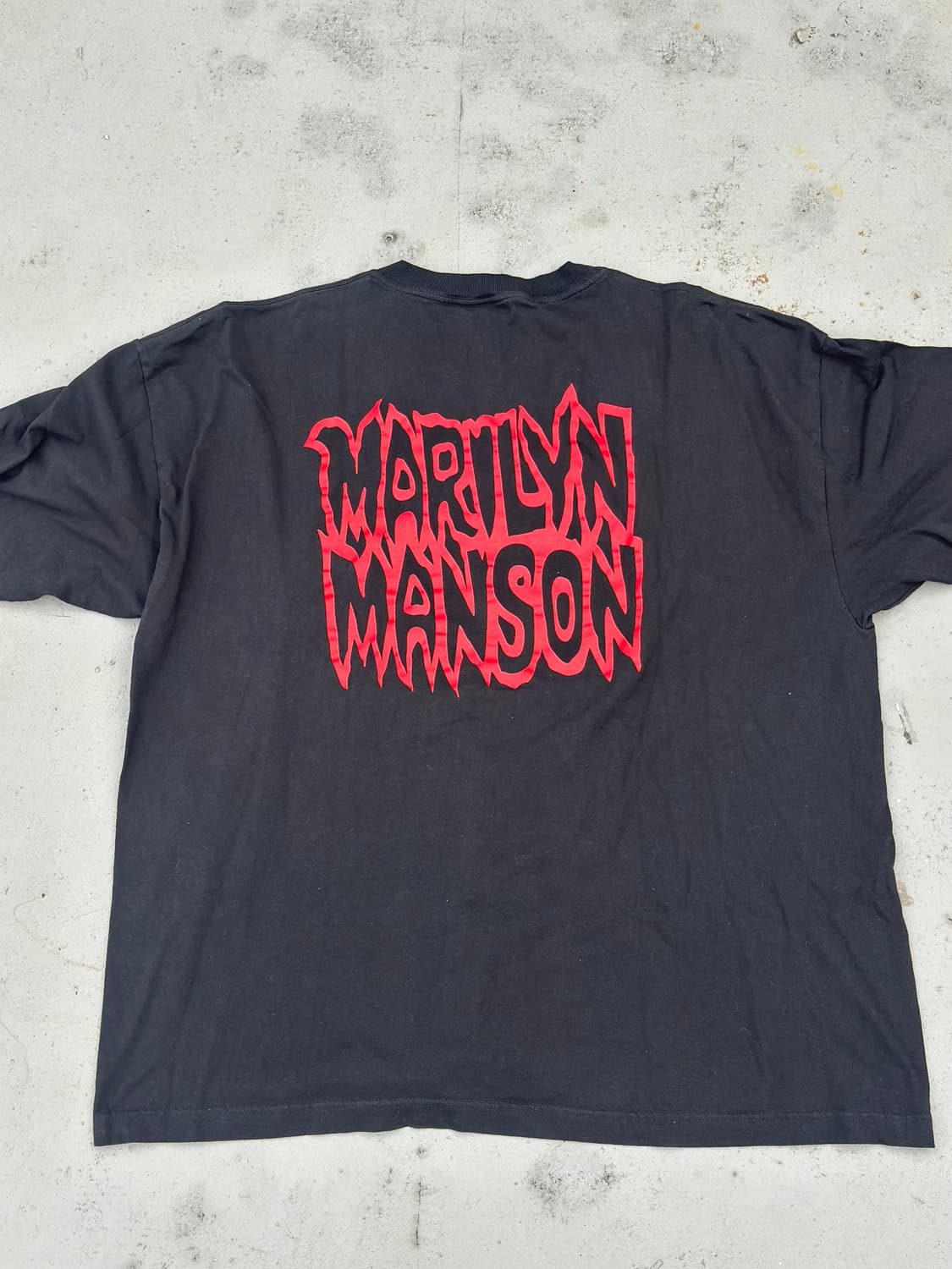 90s Marilyn Manson 빈티지 마릴린맨슨 밴드티 2xl 상품이미지2
