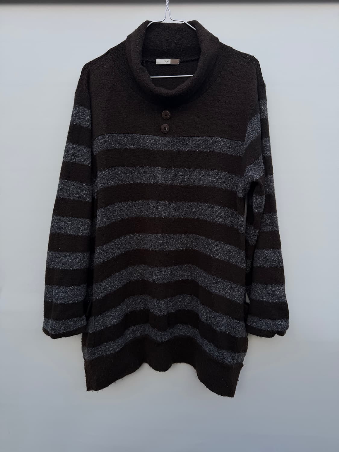 너드스타일 스프라이트 니트 원피스 상품이미지1