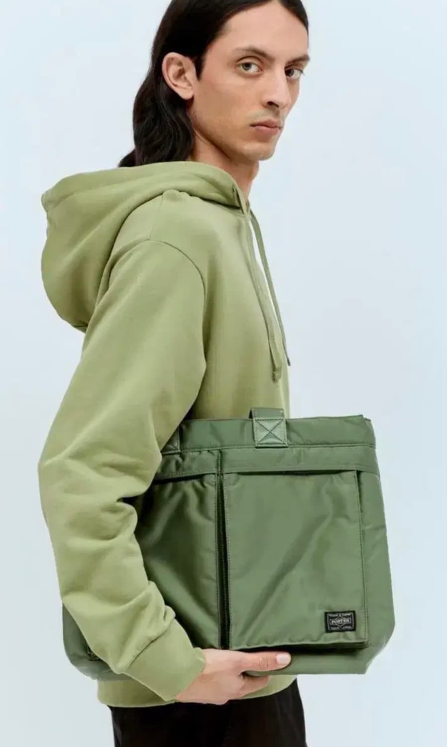 요시다포터 탱커 토트백 세이지그린 새제품 판매 상품이미지4