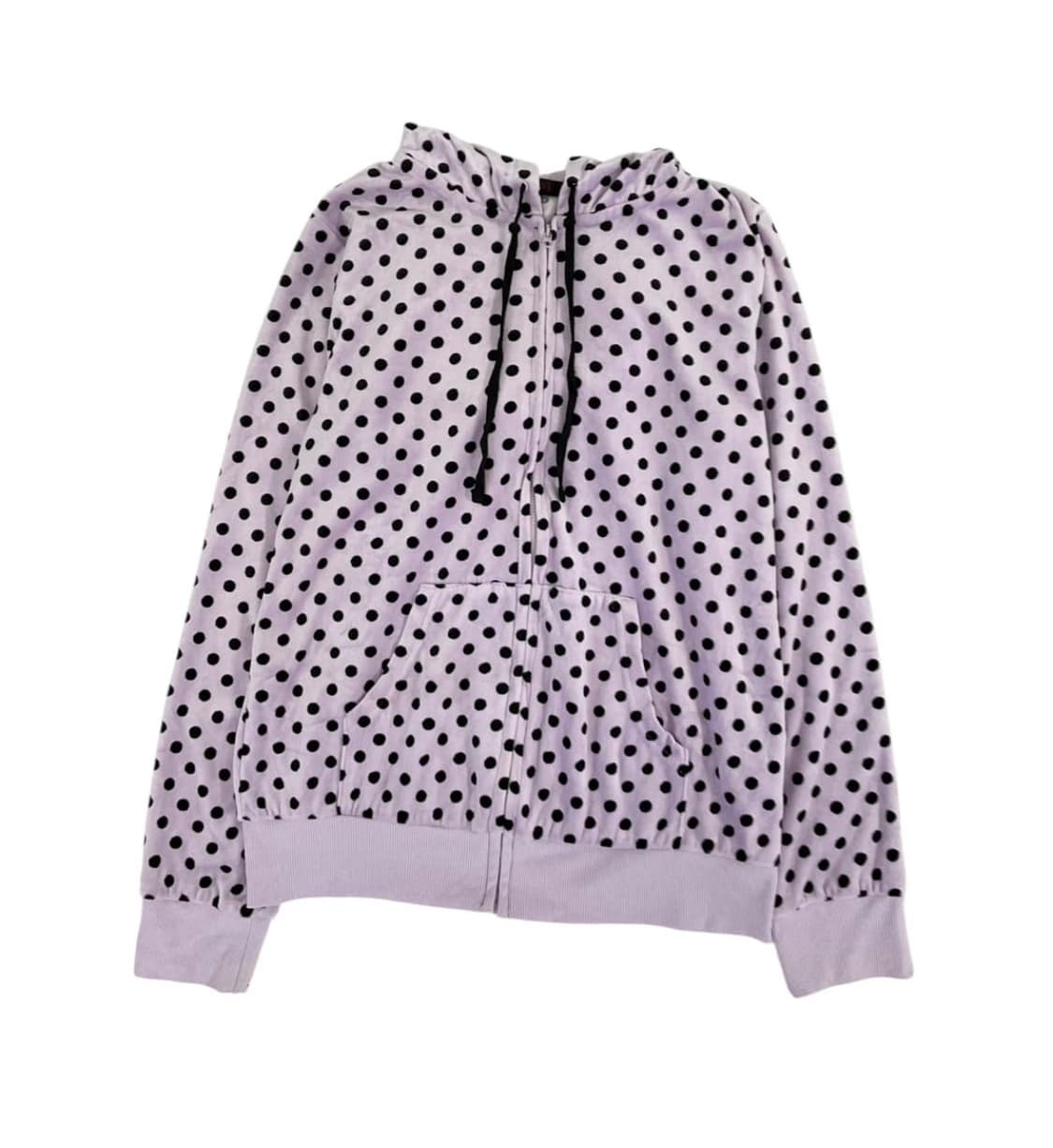 pink dot hood zipup 상품이미지1