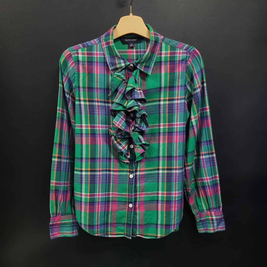 Ralph Lauren 랄프로렌 프릴 체크 셔츠 상품이미지1