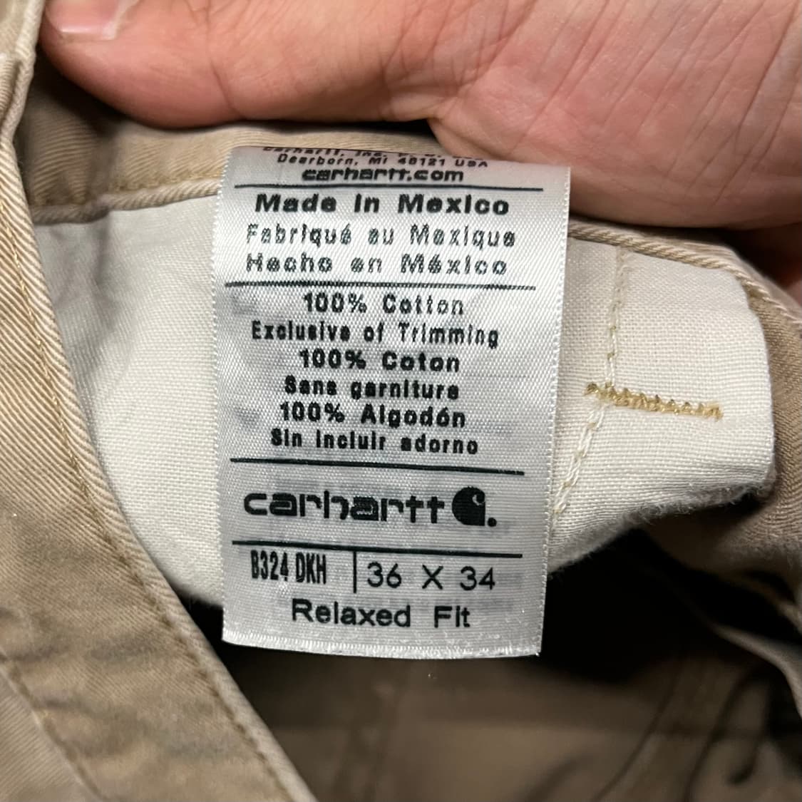 Carhartt 데미지 카펜터 팬츠 (36“) 상품이미지7