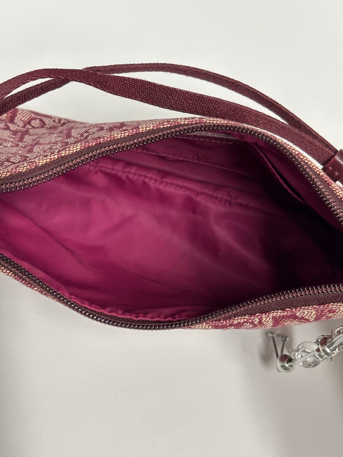 디올 오블리크 버건디 트로터 포쉐트 미니백 상품이미지7