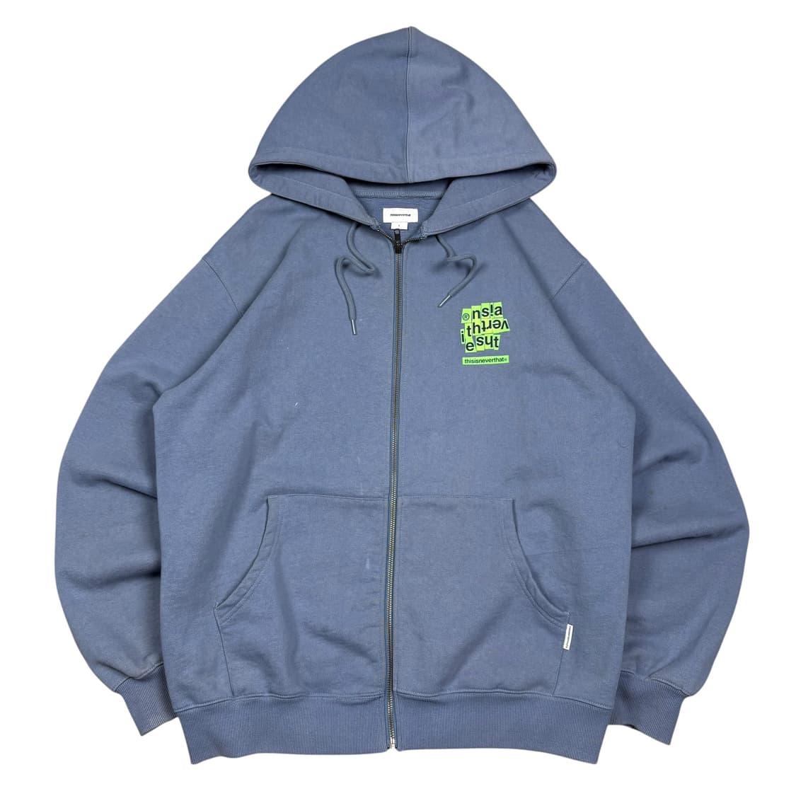 디스이즈네버댓 네이비 후드집업 상품이미지3