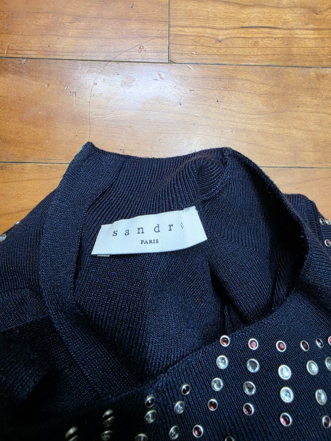 산드로 스터드 니트원피스 상품이미지8