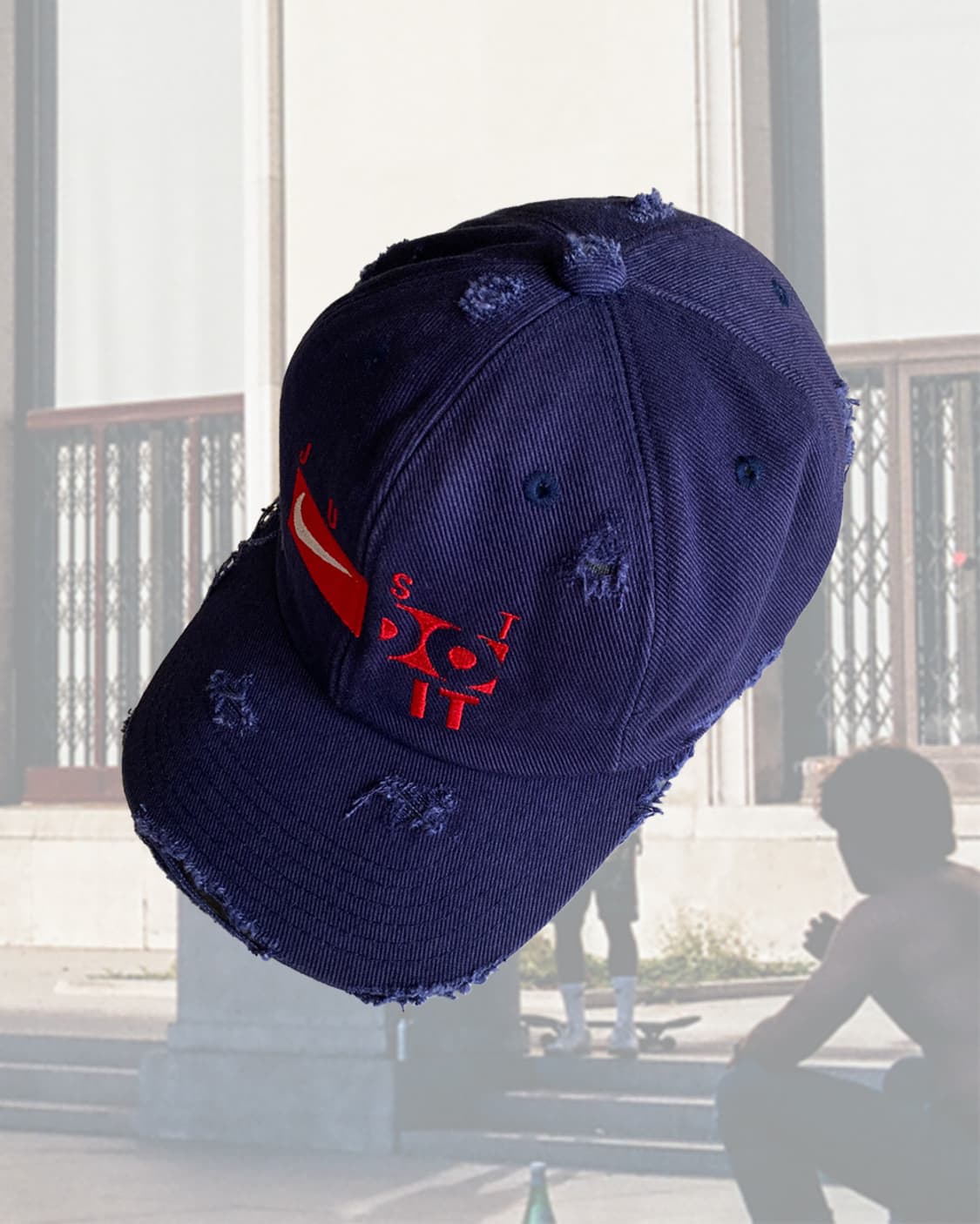 90s 올드 나이키 디스트로이드 빈티지 볼캡 모자 상품이미지2