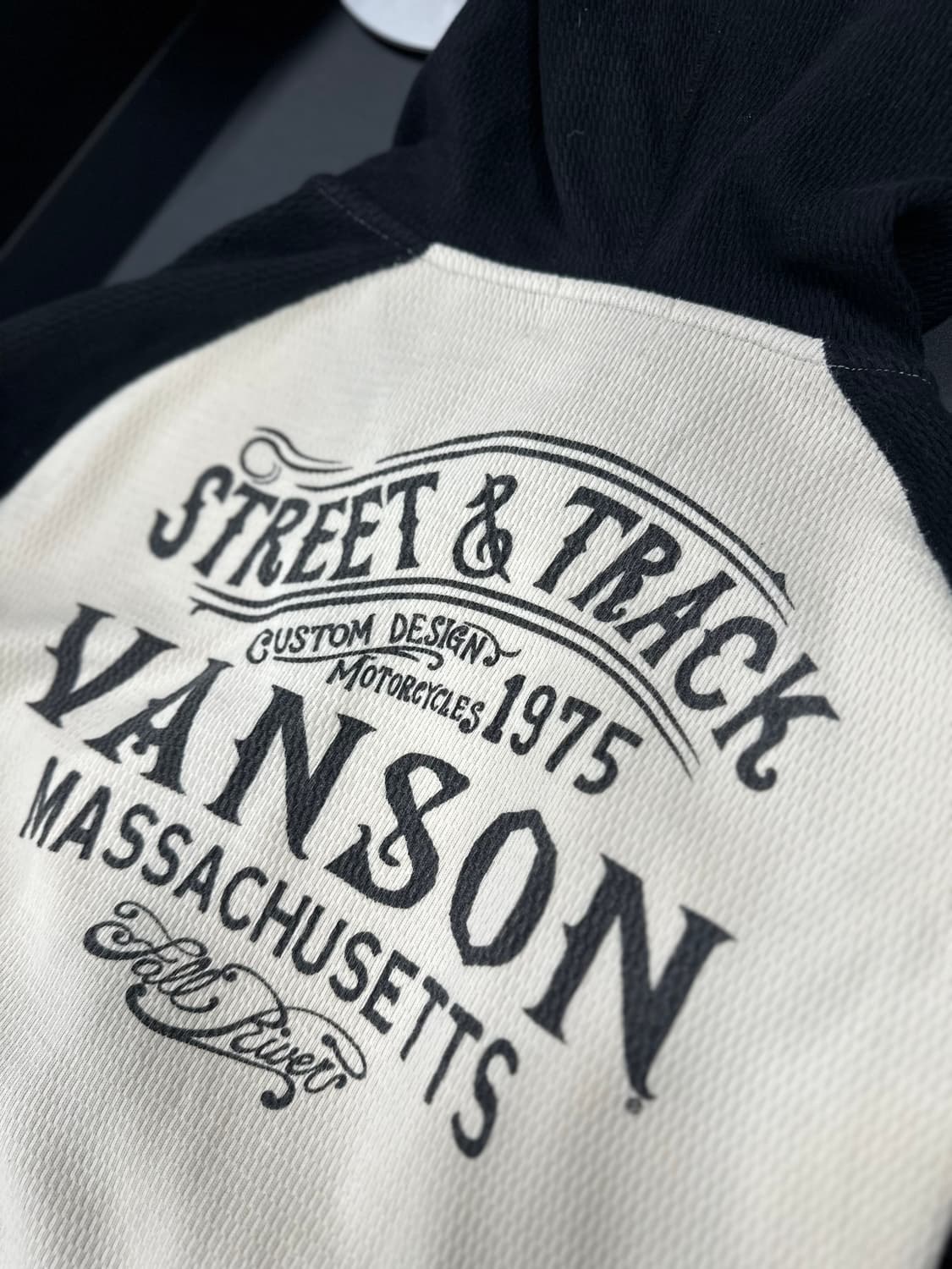 벤슨 코튼스 배색 와플 후드 집업 상품이미지7