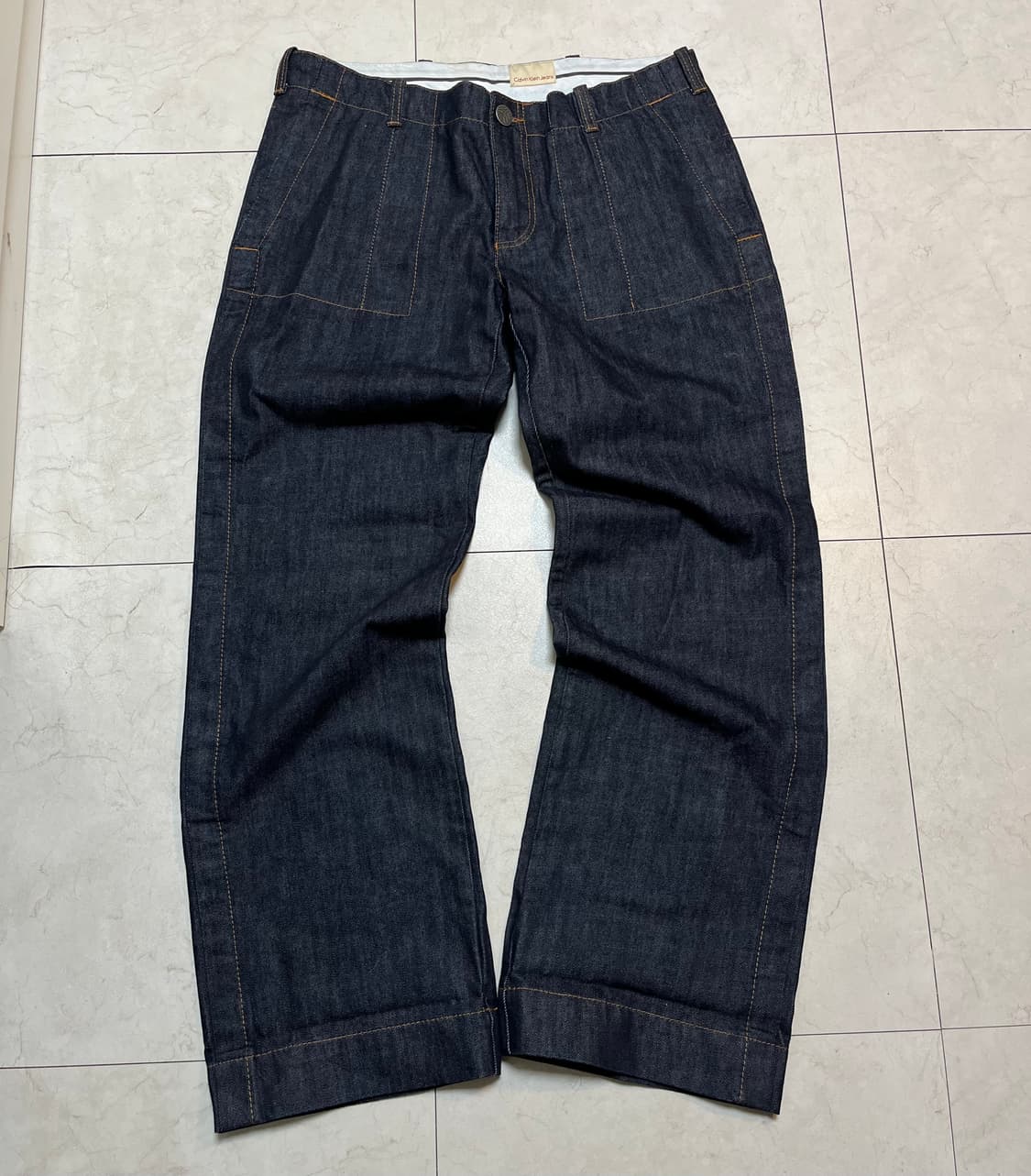  2005 캘빈클라인 와이드 스트레이트 스티치 데님 상품이미지2