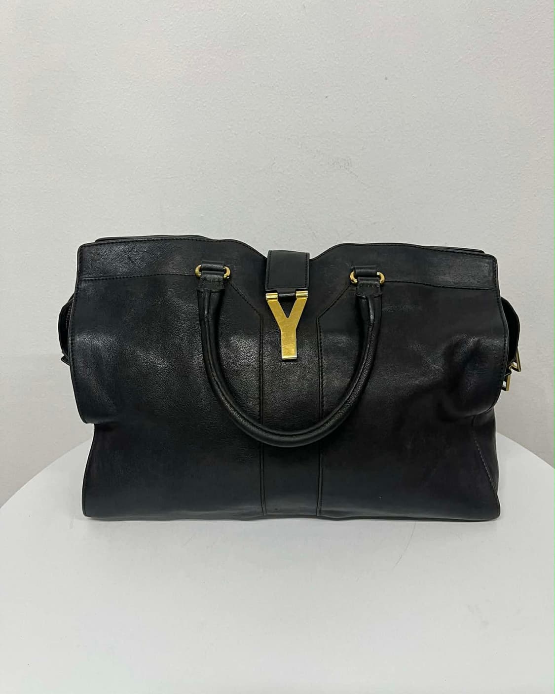 생로랑 카바시크 가죽 숄더 토트백 상품이미지1