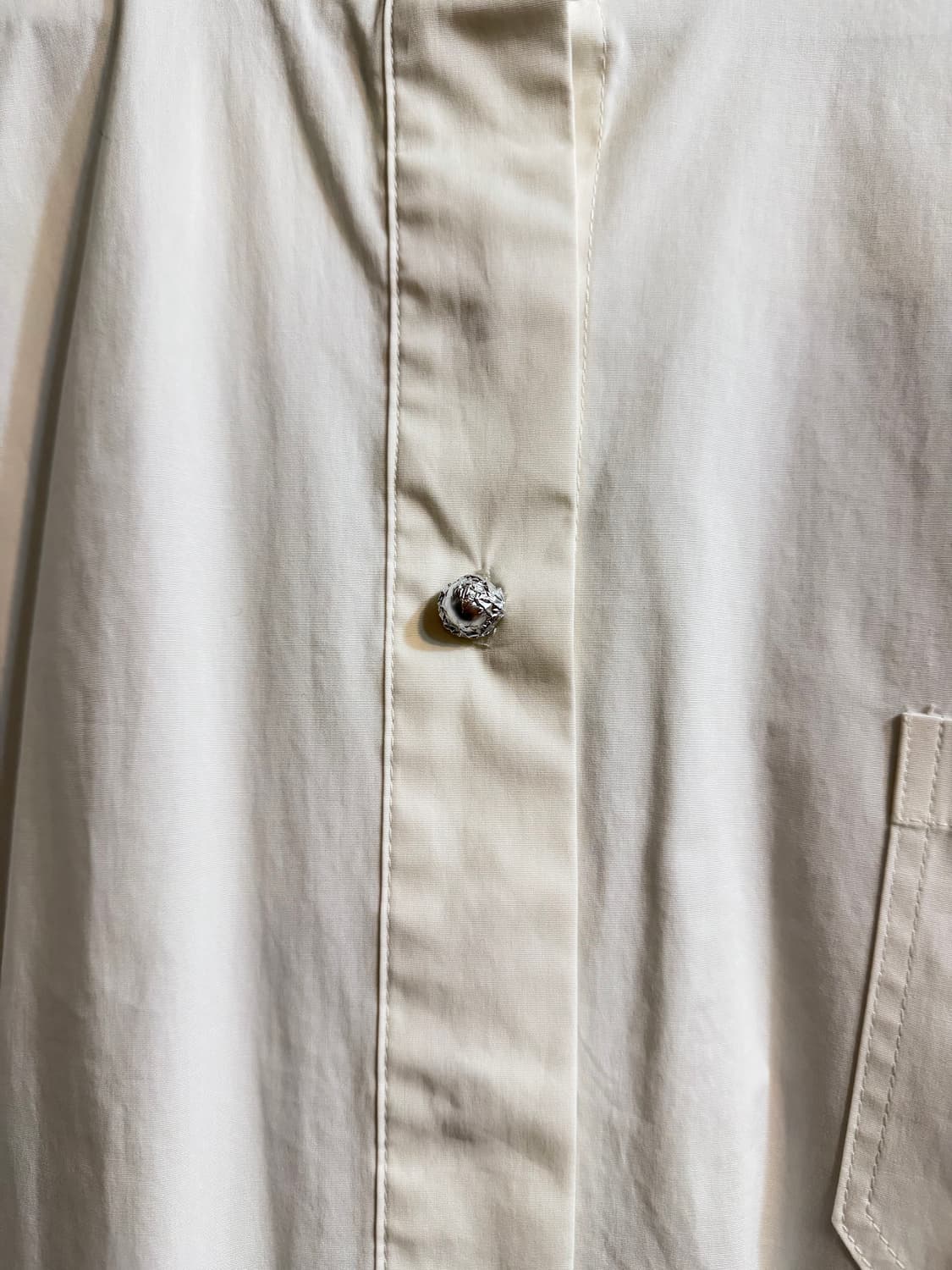 BOTICELLI 화이트 스탠드 칼라 셔츠 55 상품이미지5