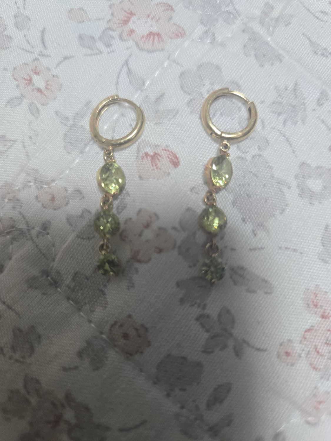 14k 옐로우골드 페리도리 귀걸이 한쌍  상품이미지6