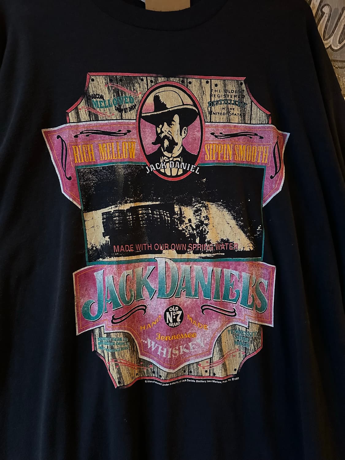 90s USA JACK DANIELS VINTAGE T SHIRT 상품이미지3