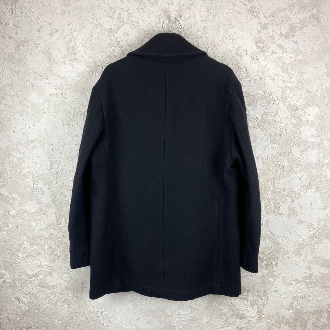 1990s 요지 야마모토 WORK SHOP 헤비 울 피 코트 상품이미지5