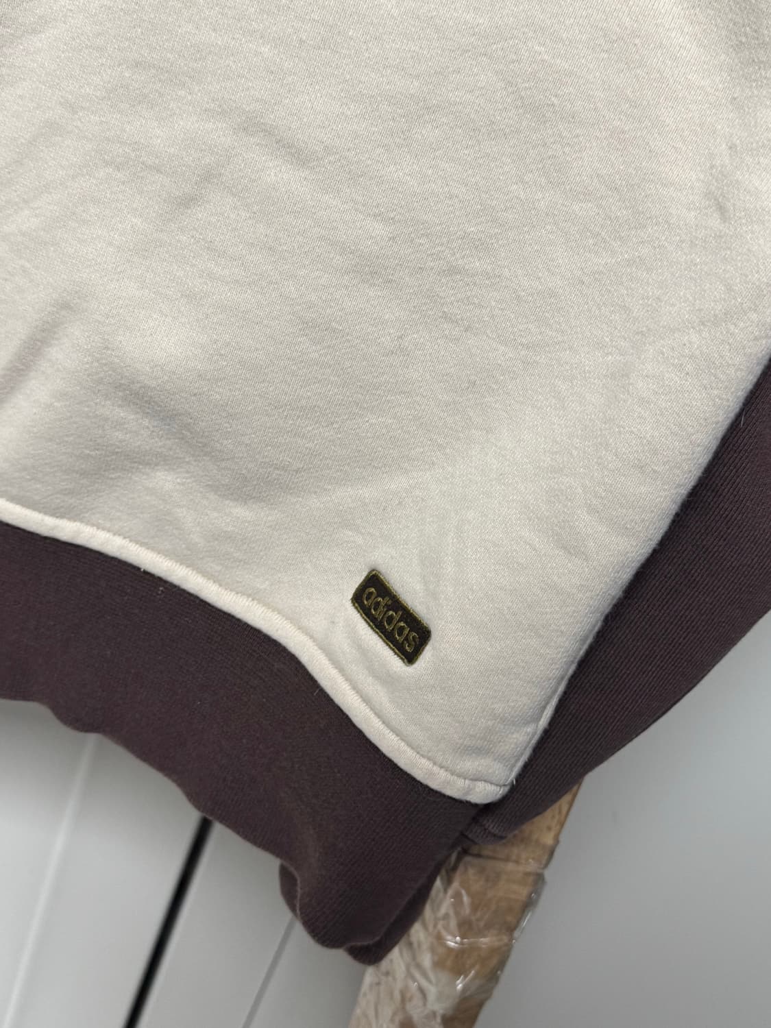 대장 아디다스 삼선 브라운 빅로고 코튼 져지 자켓 상품이미지5