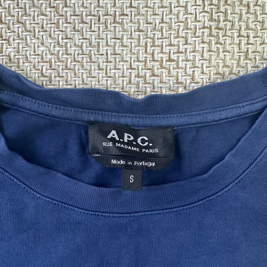 S 아페쎄 라운드넥 기본 반팔 0415D 상품이미지2