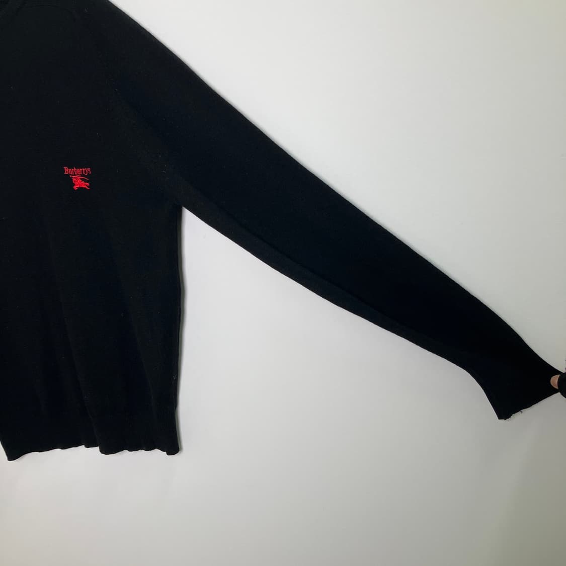 버버리 블랙 램스울 니트 스웨터 44 상품이미지6