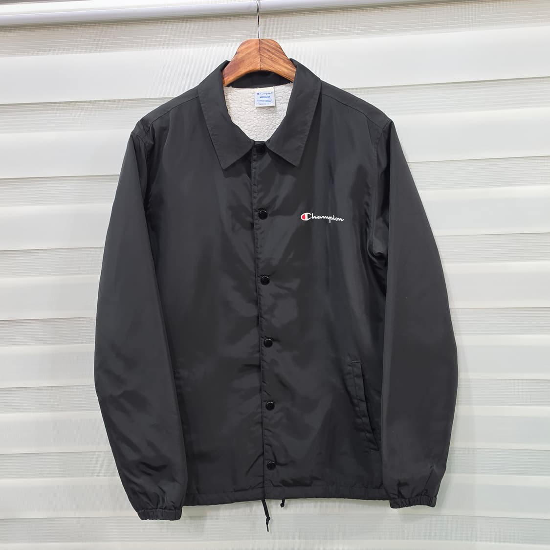 챔피온 블랙 코치 자켓- M 상품이미지1