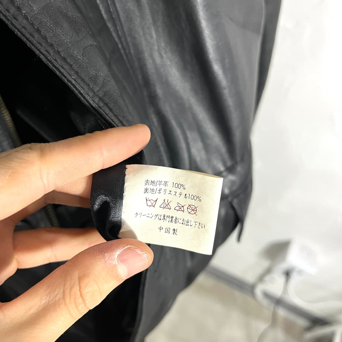 소가죽 카라 레더자켓 상품이미지6