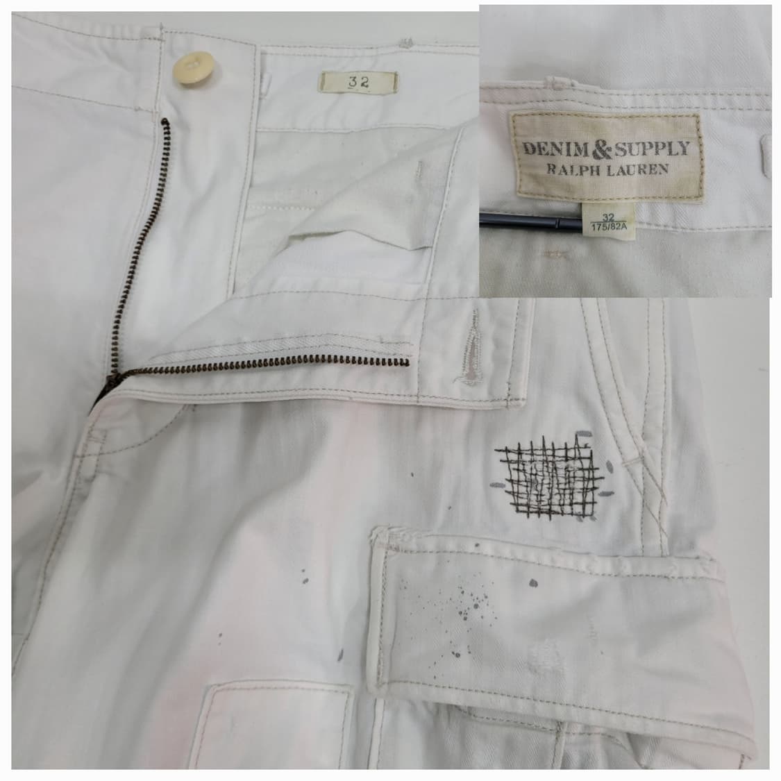 POLO 폴로 랄프로렌 빈티지 데님 카고  반바지 / 남 32
 상품이미지7