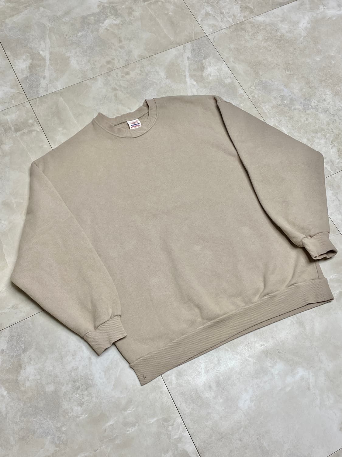 프릭스 스토어 헤비 온스 스웻셔츠 맨투맨 브라운 베이지 F 상품이미지1