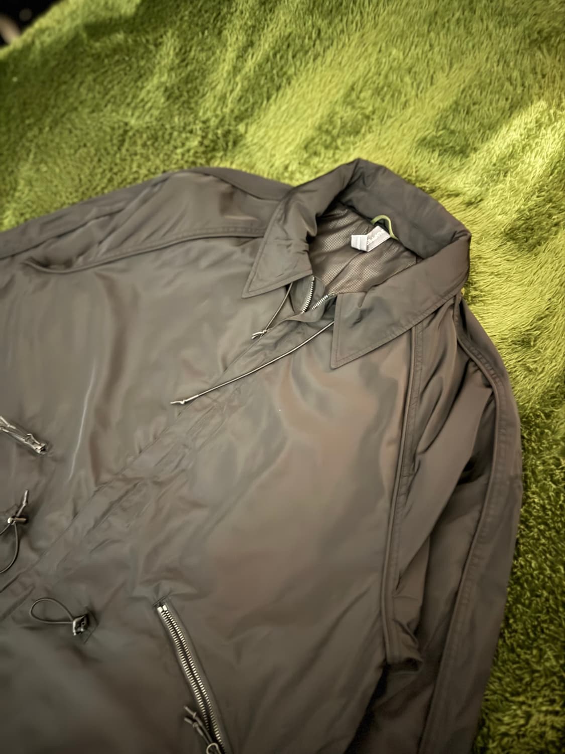 [L] Unaffected 언어펙티드 22FW 트랙 싱글 코트 블랙 상품이미지2