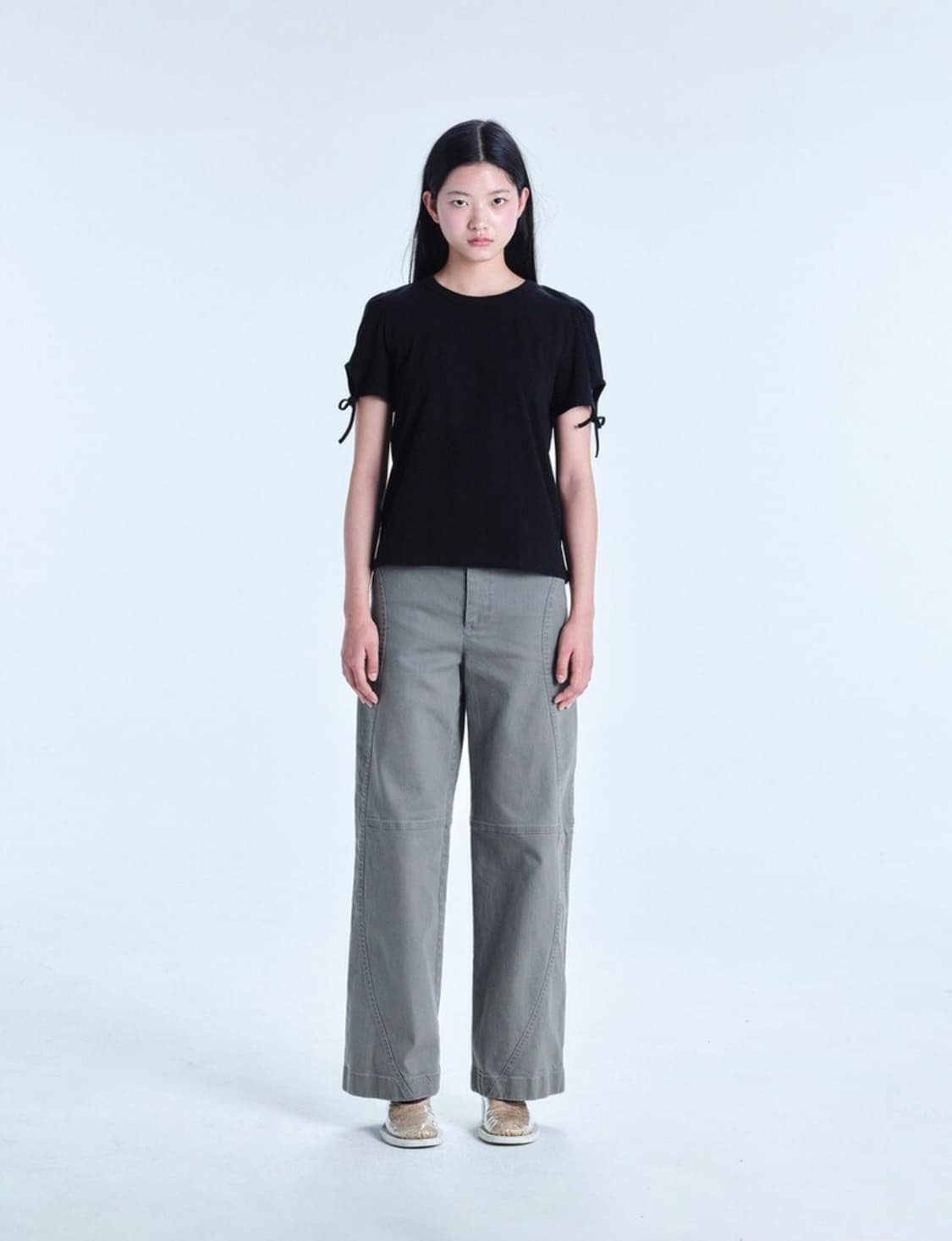 [COSMOSS] CURVED LINE WASHED DENIM PANTS 상품이미지3