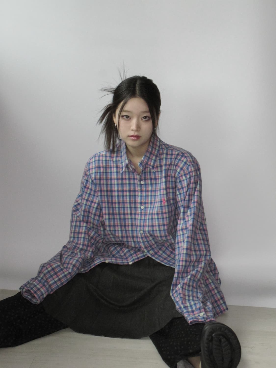 폴로 체크 셔츠 상품이미지2