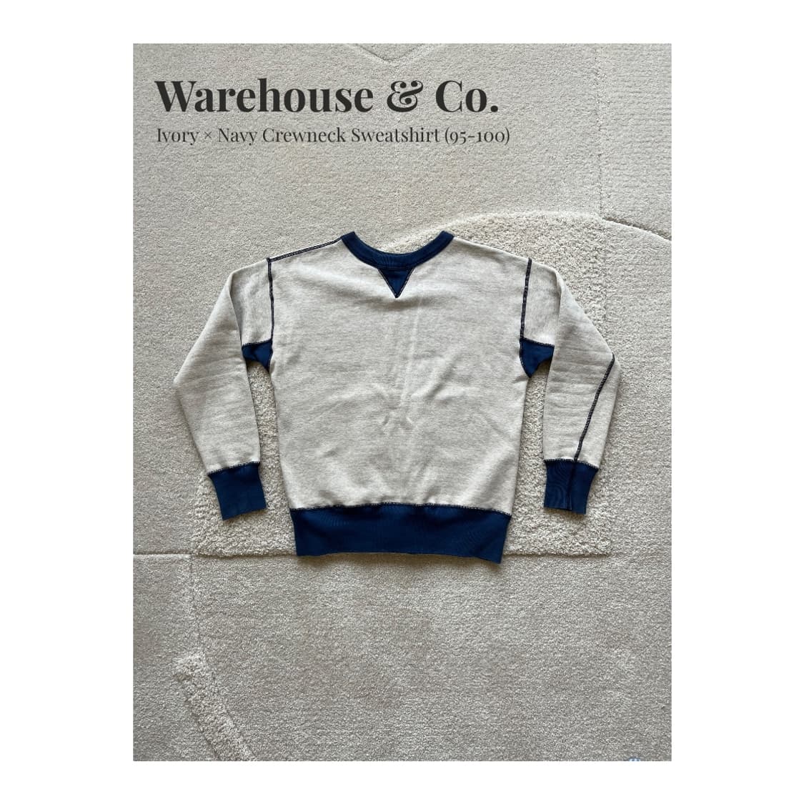 Warehouse & Co. 크루넥 스웻셔츠 (95-100) 상품이미지1