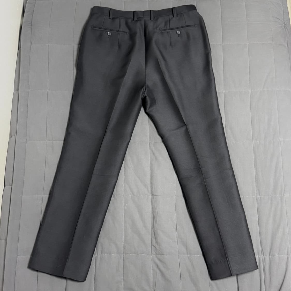 LEMETEQUE 르메테크 블랙 울 실크 더블 슈트 셋업 105 사이즈 상품이미지6