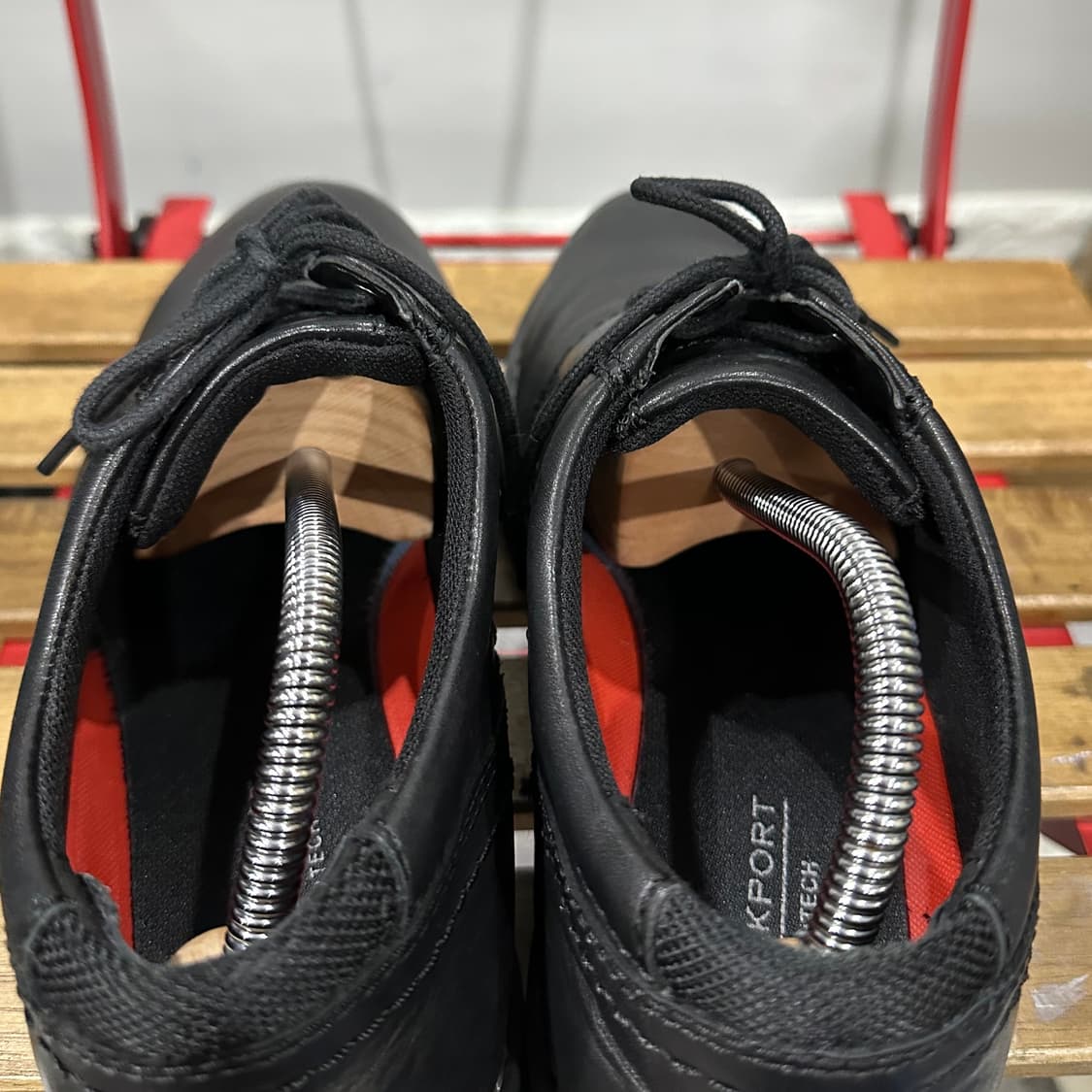 265) 락포트 구두 남성 남자 더비 슈즈 블랙 레더 상품이미지5