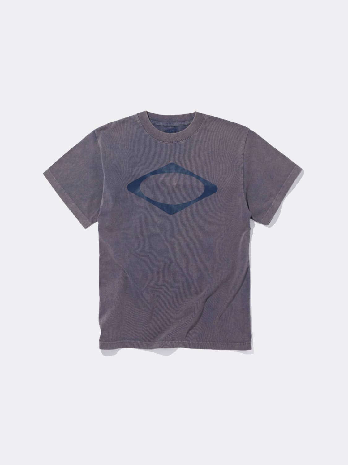 [M] 미스치프 롬버스 워시드 베이직 티셔츠 블리치드 네이비 상품이미지1