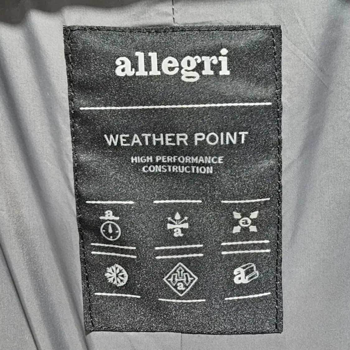 [정품/새상품] 알레그리 웨더포인트 나일론 롱 재킷/코트 48 (100) 상품이미지3