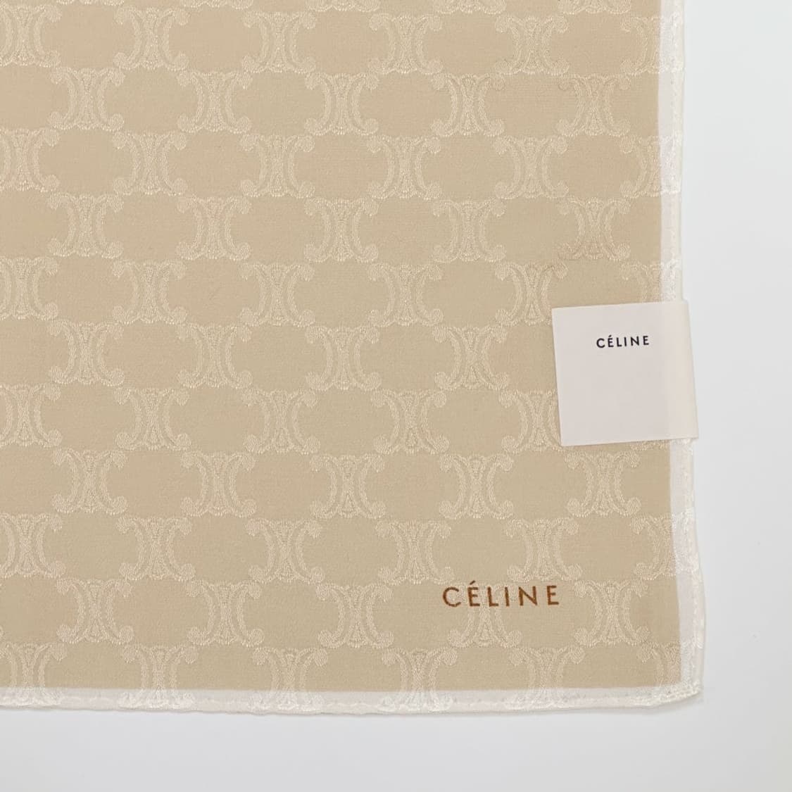 (새상품) celine / 셀린느 실크혼방 쁘띠스카프 상품이미지4