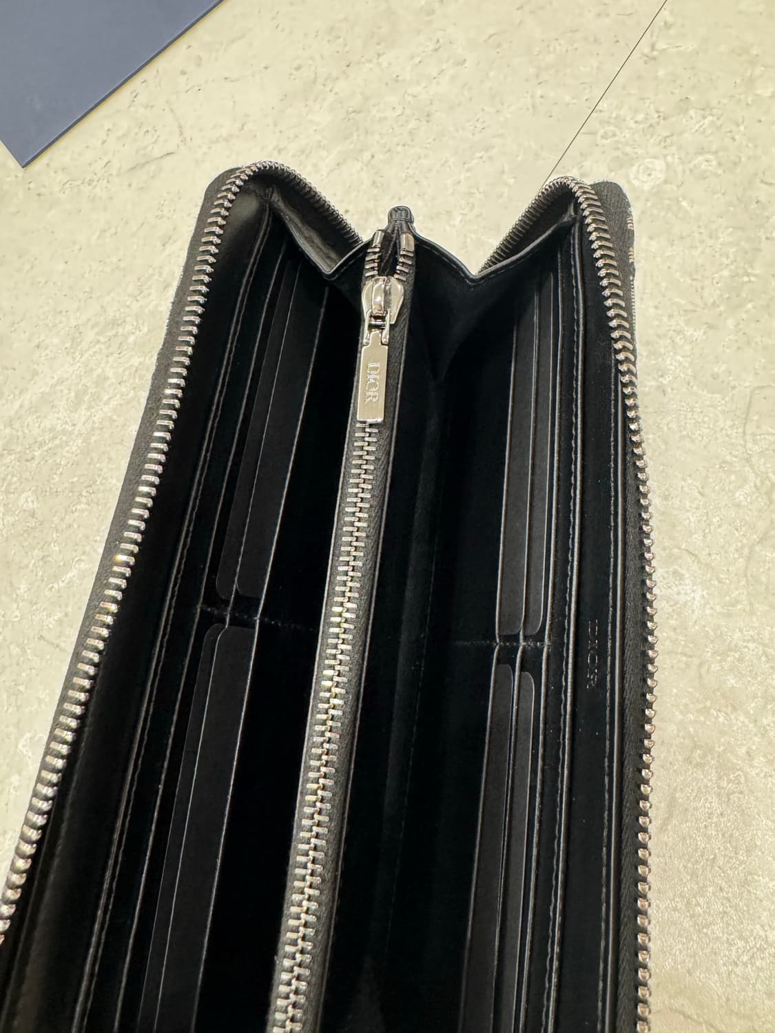 디올 오블리크 지퍼 장지갑 상품이미지3