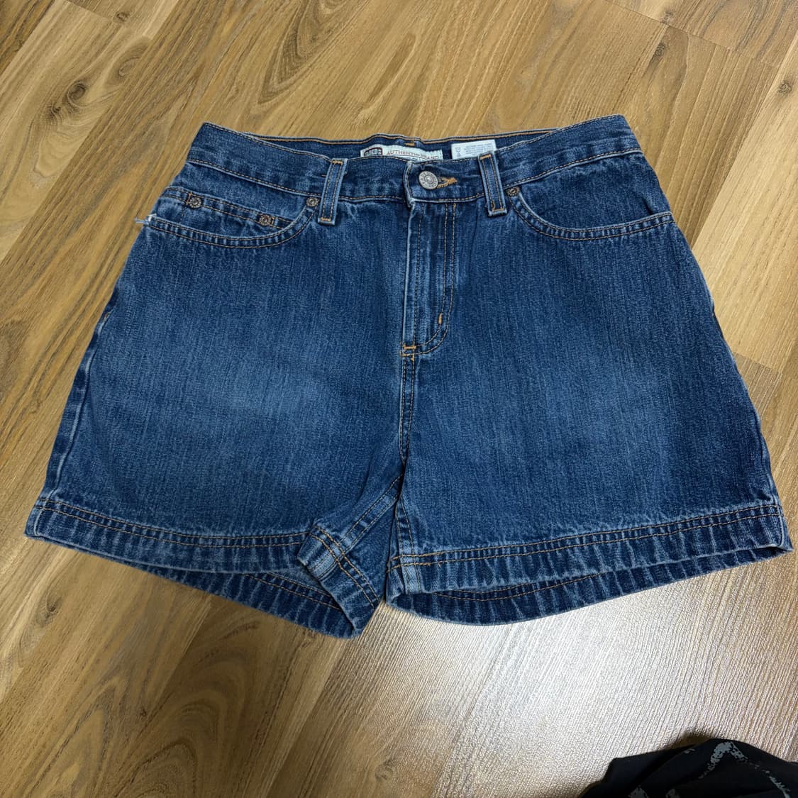 빈티지 데님 숏팬츠 상품이미지1