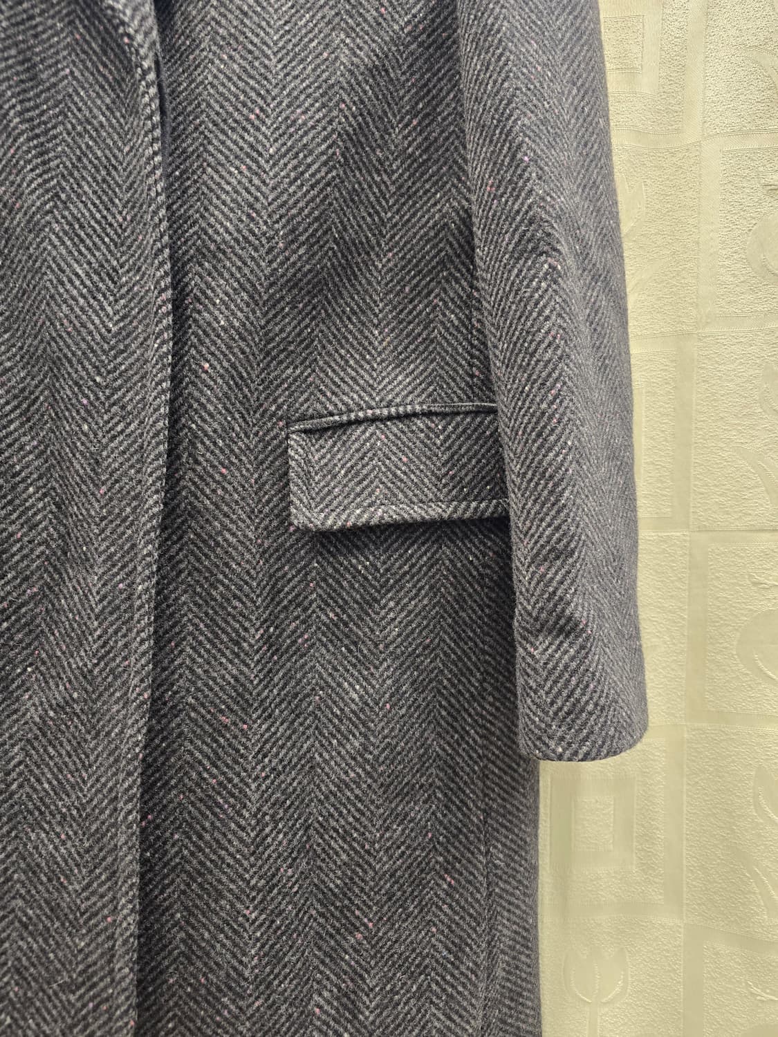 거의새거) 잇미샤 모직 헤링본 코트 롱코트 66 상품이미지4