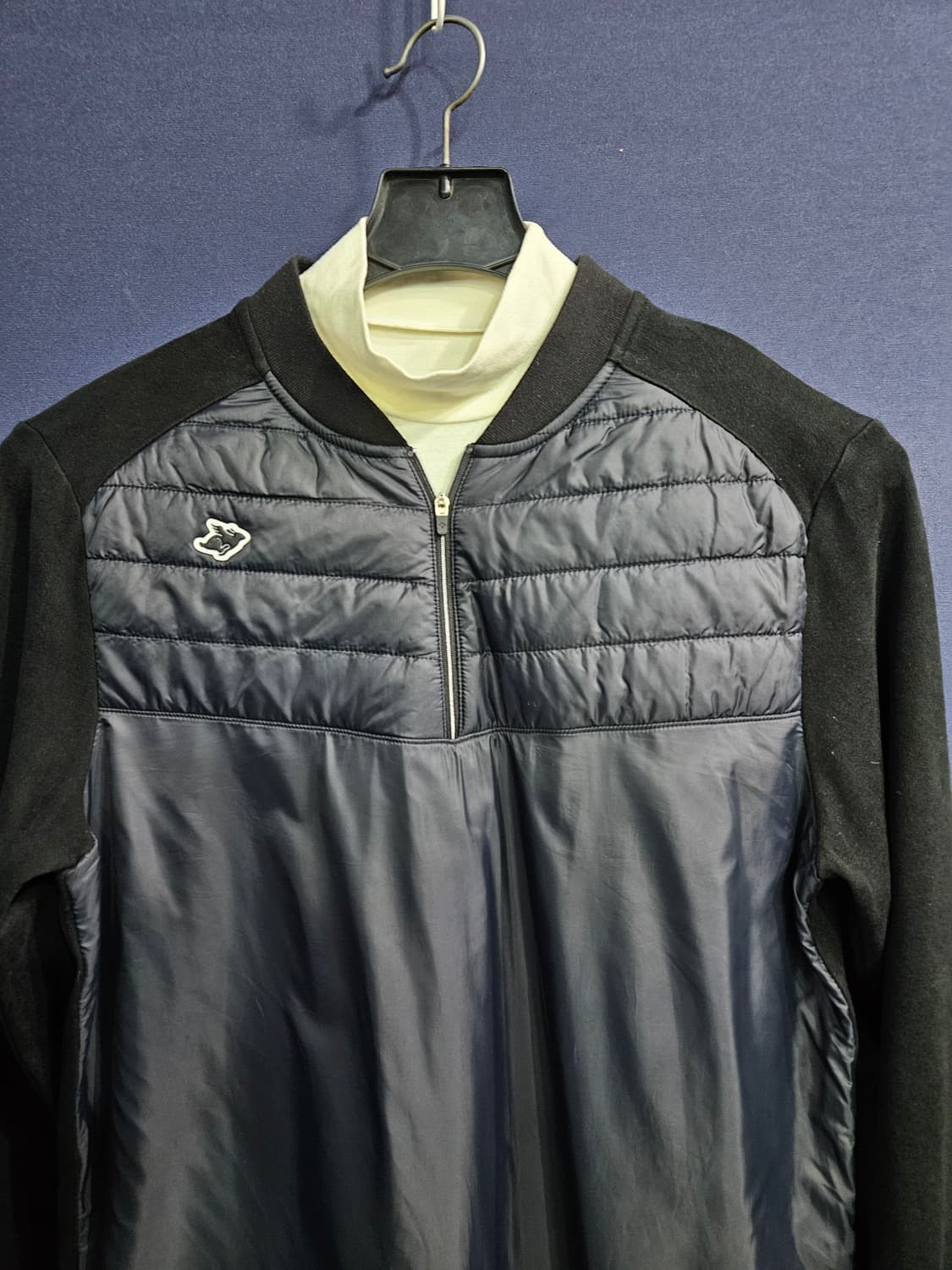 파리게이츠 블랙컬러 남성 슬림핏 100 골프 터틀넥  상품이미지7