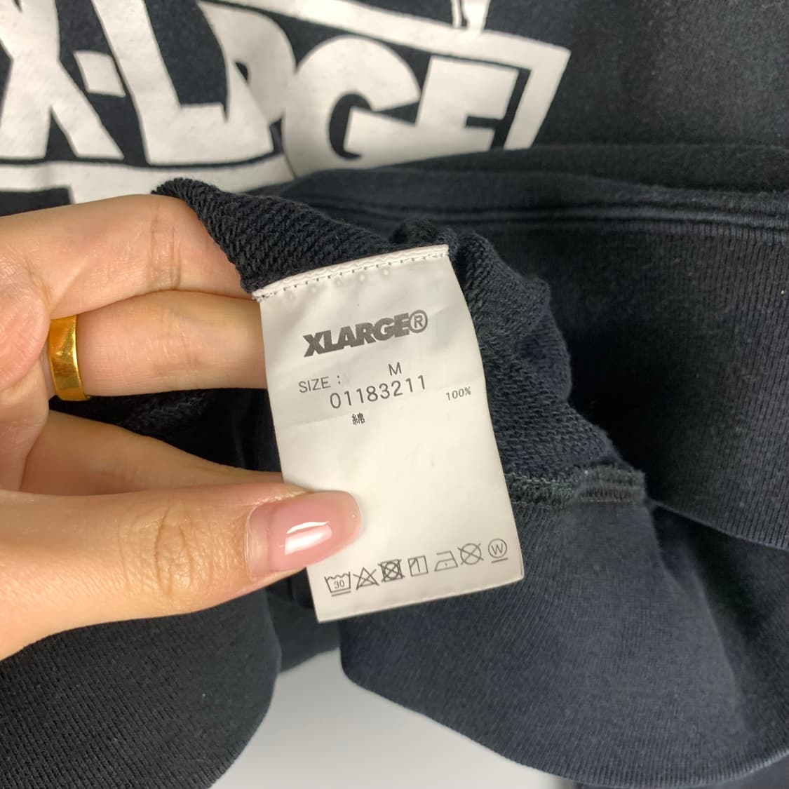 X-large 엑스라지 고릴라 블랙 맨투맨 상품이미지4