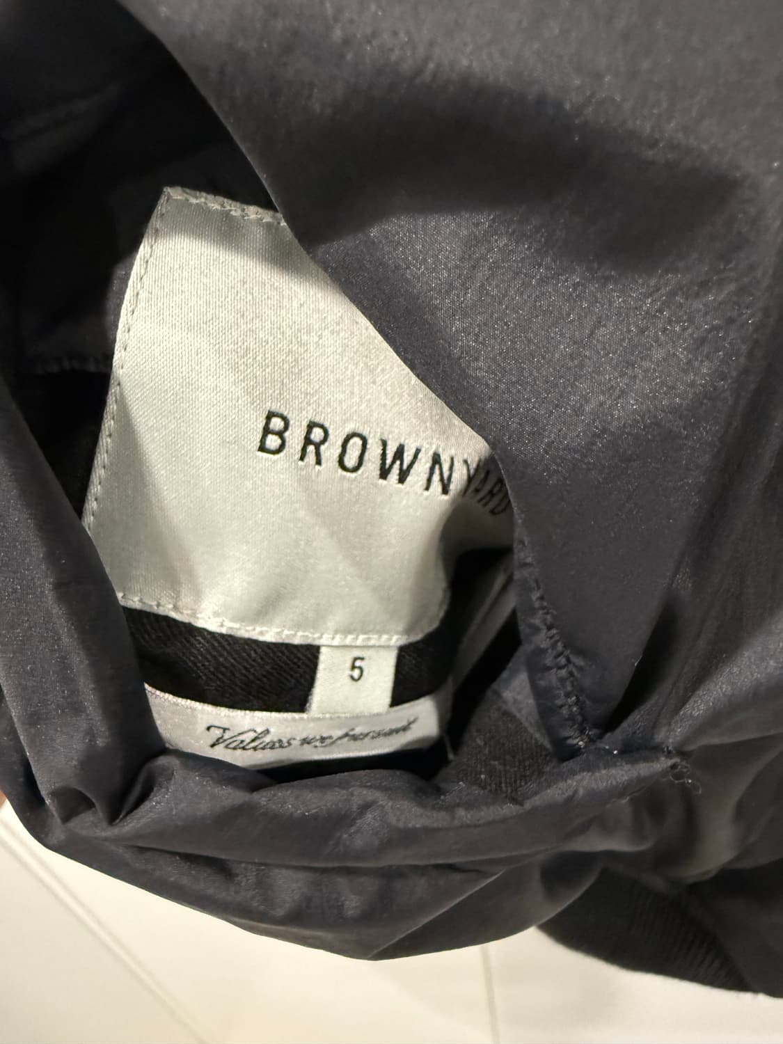 브라운야드 리버서블 몰스킨 블루죵 블랙  상품이미지7