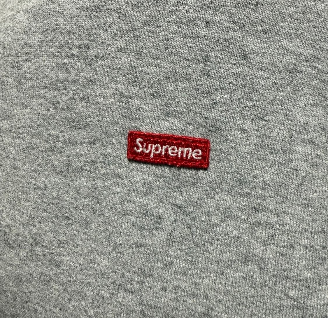 [S] 슈프림 23FW 스몰 박스 드로우코드 후드티 그레이  상품이미지3