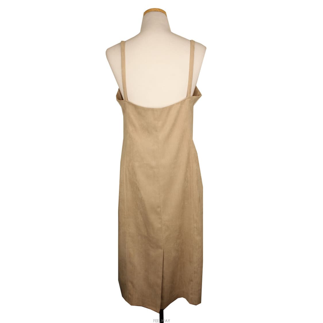 첼리 베이지 스웨이드 스트랩 원피스(8) 상품이미지3