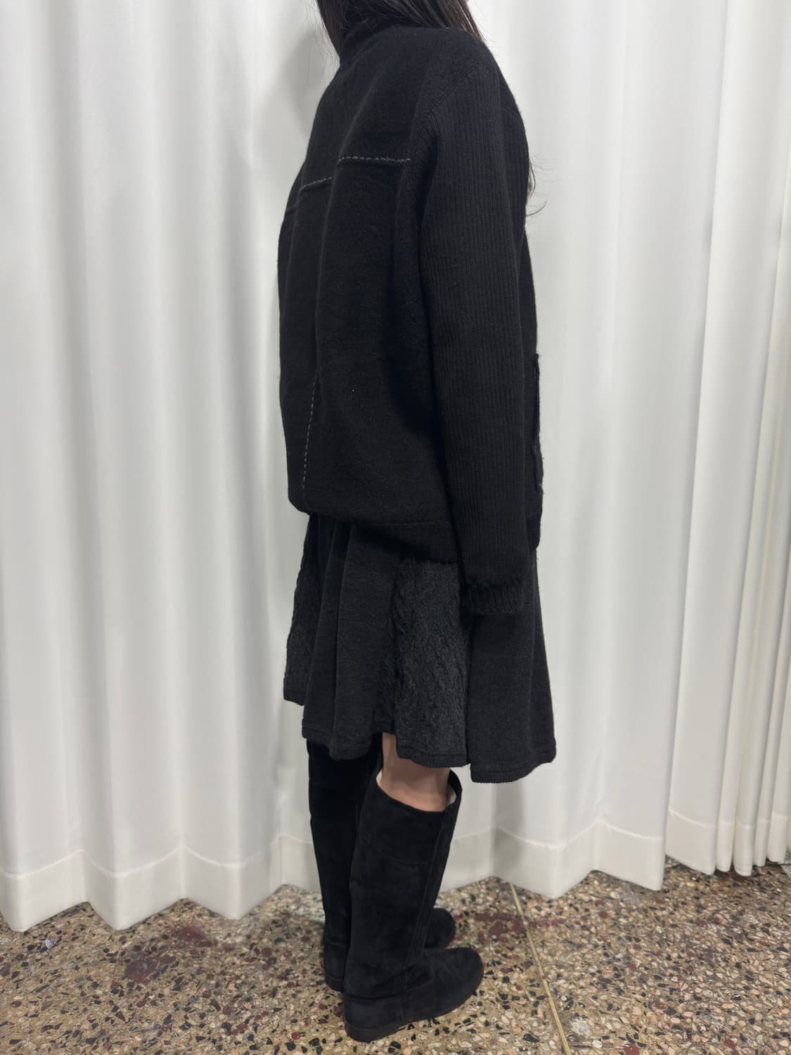 stitch knit zipup 상품이미지4